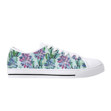 Succulent Women's Low Top Canvas Shoes