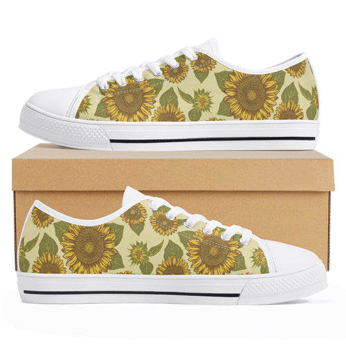 Sunflower Women's Low Top Canvas Shoes