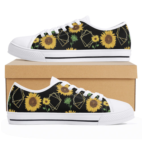 Sunflower Women's Low Top Canvas Shoes