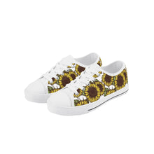 Sunflower Kid's Low Top Canvas Shoes