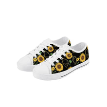 Sunflower Kid's Low Top Canvas Shoes