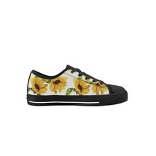 Sunflower Kid's Low Top Canvas Shoes
