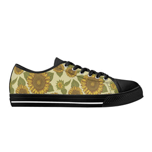 Sunflower Women's Low Top Canvas Shoes