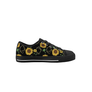 Sunflower Kid's Low Top Canvas Shoes