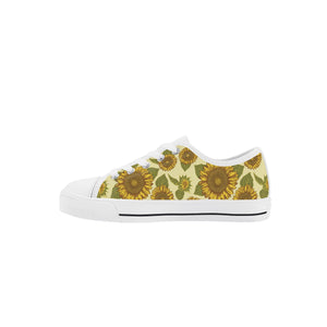 Sunflower Kid's Low Top Canvas Shoes