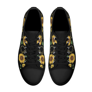 Sunflower Women's Low Top Canvas Shoes