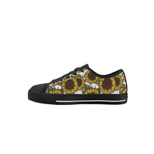 Sunflower Kid's Low Top Canvas Shoes