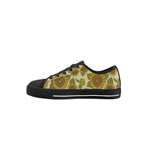 Sunflower Kid's Low Top Canvas Shoes