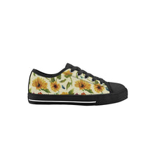 Sunflower Kid's Low Top Canvas Shoes