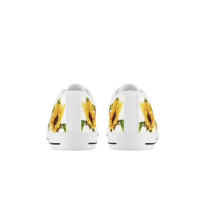 Sunflower Kid's Low Top Canvas Shoes