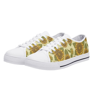 Sunflower Women's Low Top Canvas Shoes