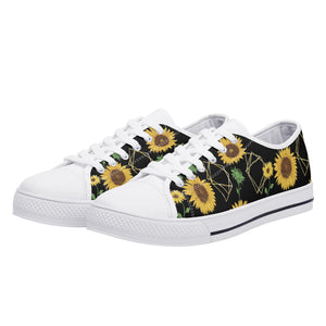 Sunflower Women's Low Top Canvas Shoes