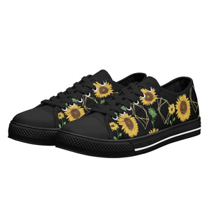 Sunflower Women's Low Top Canvas Shoes