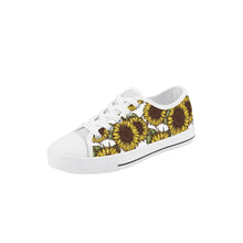 Sunflower Kid's Low Top Canvas Shoes