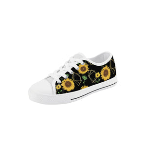 Sunflower Kid's Low Top Canvas Shoes