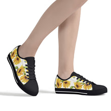 Sunflower Women's Low Top Canvas Shoes