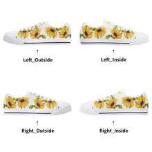 Sunflower Women's Low Top Canvas Shoes