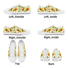 Sunflower Kid's Low Top Canvas Shoes