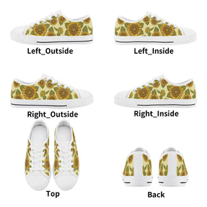 Sunflower Kid's Low Top Canvas Shoes