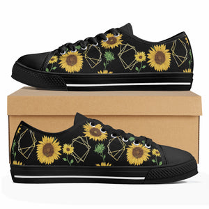 Sunflower Women's Low Top Canvas Shoes