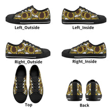 Sunflower Kid's Low Top Canvas Shoes