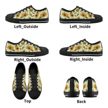 Sunflower Kid's Low Top Canvas Shoes