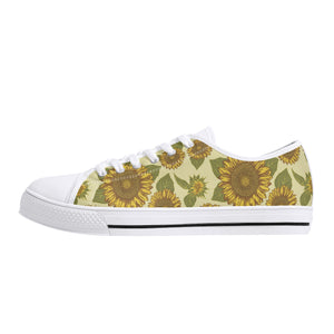 Sunflower Women's Low Top Canvas Shoes