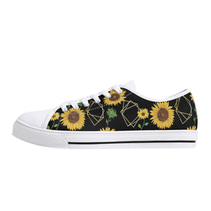 Sunflower Women's Low Top Canvas Shoes