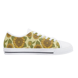 Sunflower Women's Low Top Canvas Shoes