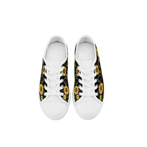 Sunflower Kid's Low Top Canvas Shoes