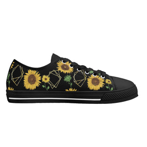 Sunflower Women's Low Top Canvas Shoes