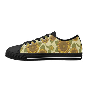 Sunflower Women's Low Top Canvas Shoes