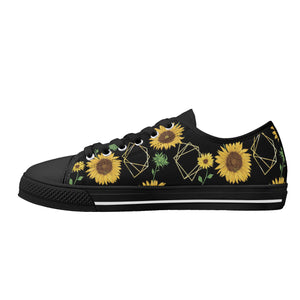 Sunflower Women's Low Top Canvas Shoes