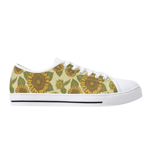 Sunflower Women's Low Top Canvas Shoes