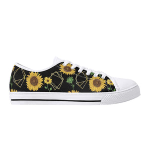 Sunflower Women's Low Top Canvas Shoes