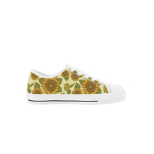 Sunflower Kid's Low Top Canvas Shoes