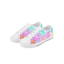 Tie Dye Kid's Low Top Canvas Shoes