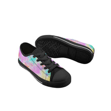 Tie Dye Kid's Low Top Canvas Shoes