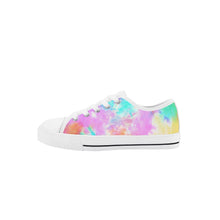 Tie Dye Kid's Low Top Canvas Shoes