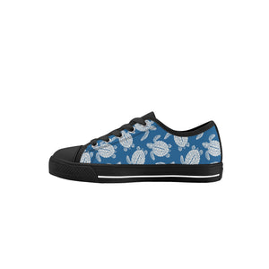 Turtle Kid's Low Top Canvas Shoes