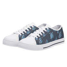 Turtle Women's Low Top Canvas Shoes