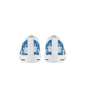 Turtle Kid's Low Top Canvas Shoes