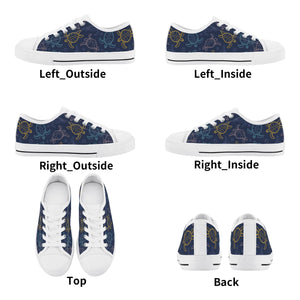 Turtle Kid's Low Top Canvas Shoes