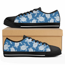 Turtle Women's Low Top Canvas Shoes