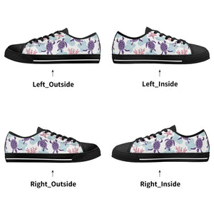 Turtle Women's Low Top Canvas Shoes