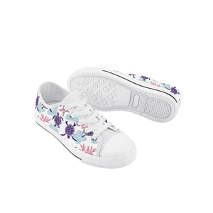 Turtle Kid's Low Top Canvas Shoes