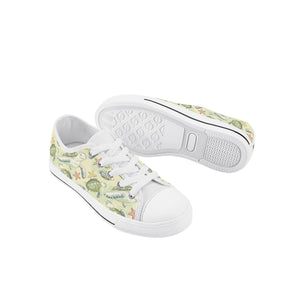 Turtle Kid's Low Top Canvas Shoes