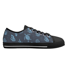 Turtle Women's Low Top Canvas Shoes