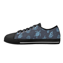 Turtle Women's Low Top Canvas Shoes