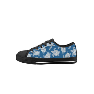 Turtle Kid's Low Top Canvas Shoes